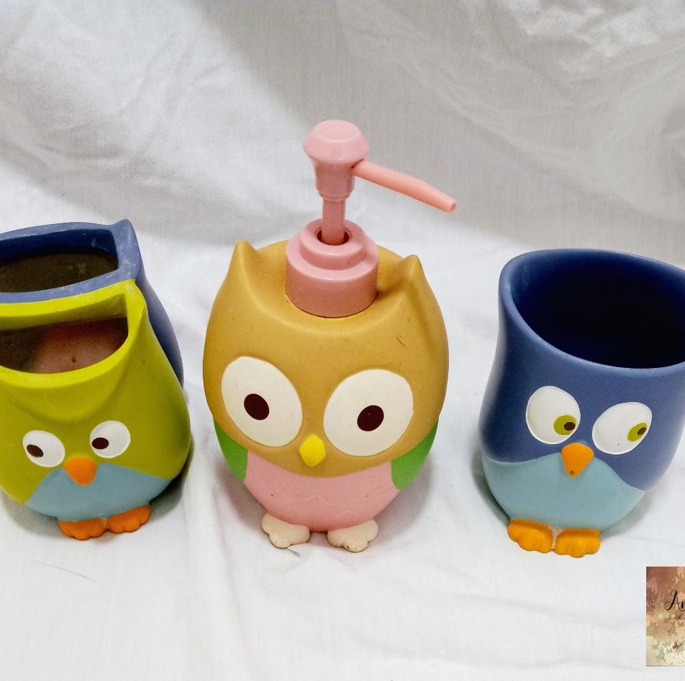 3 peice owel bathroom set